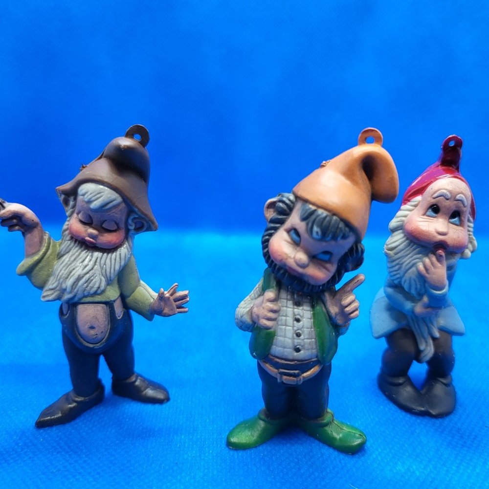 Macau Elves - Set of 3 Elf/Gnome Ornaments